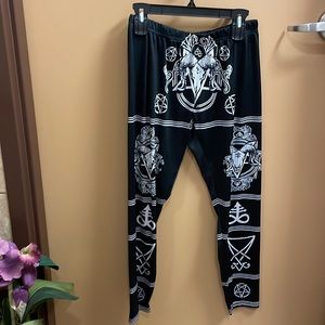 Goth ram leggins